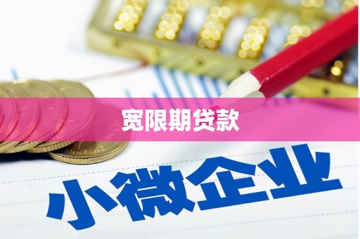井陉矿区宽限期贷款