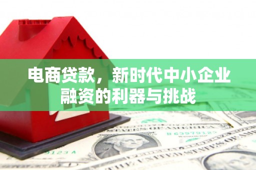 井陉矿区电商贷款，新时代中小企业融资的利器与挑战
