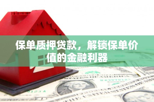 井陉矿区保单质押贷款，解锁保单价值的金融利器