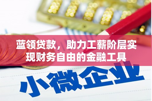 井陉矿区蓝领贷款，助力工薪阶层实现财务自由的金融工具
