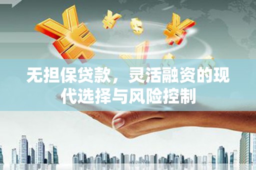 井陉矿区无担保贷款，灵活融资的现代选择与风险控制