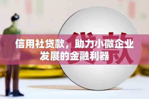 井陉矿区信用社贷款，助力小微企业发展的金融利器