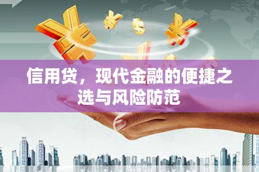 井陉矿区信用贷，现代金融的便捷之选与风险防范