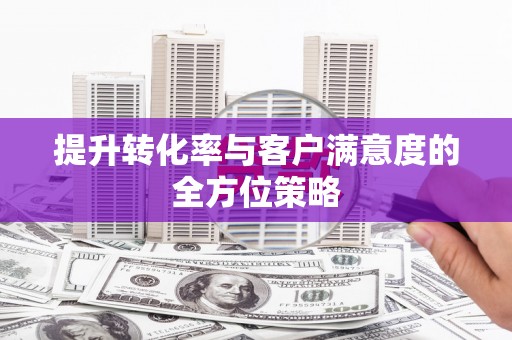 井陉矿区提升转化率与客户满意度的全方位策略