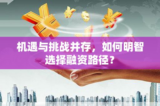 井陉矿区机遇与挑战并存，如何明智选择融资路径？